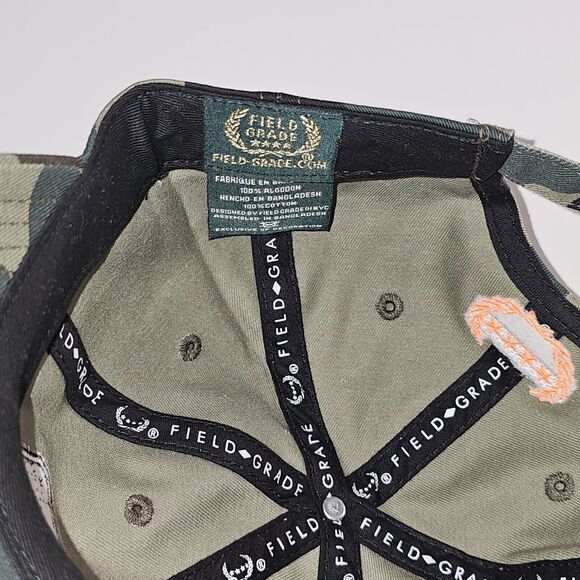 NASA Camo Baseball Hat REFLECTIVE Logo Patches + Stitching Adjustable Camoflauge - Picture 10 of 14